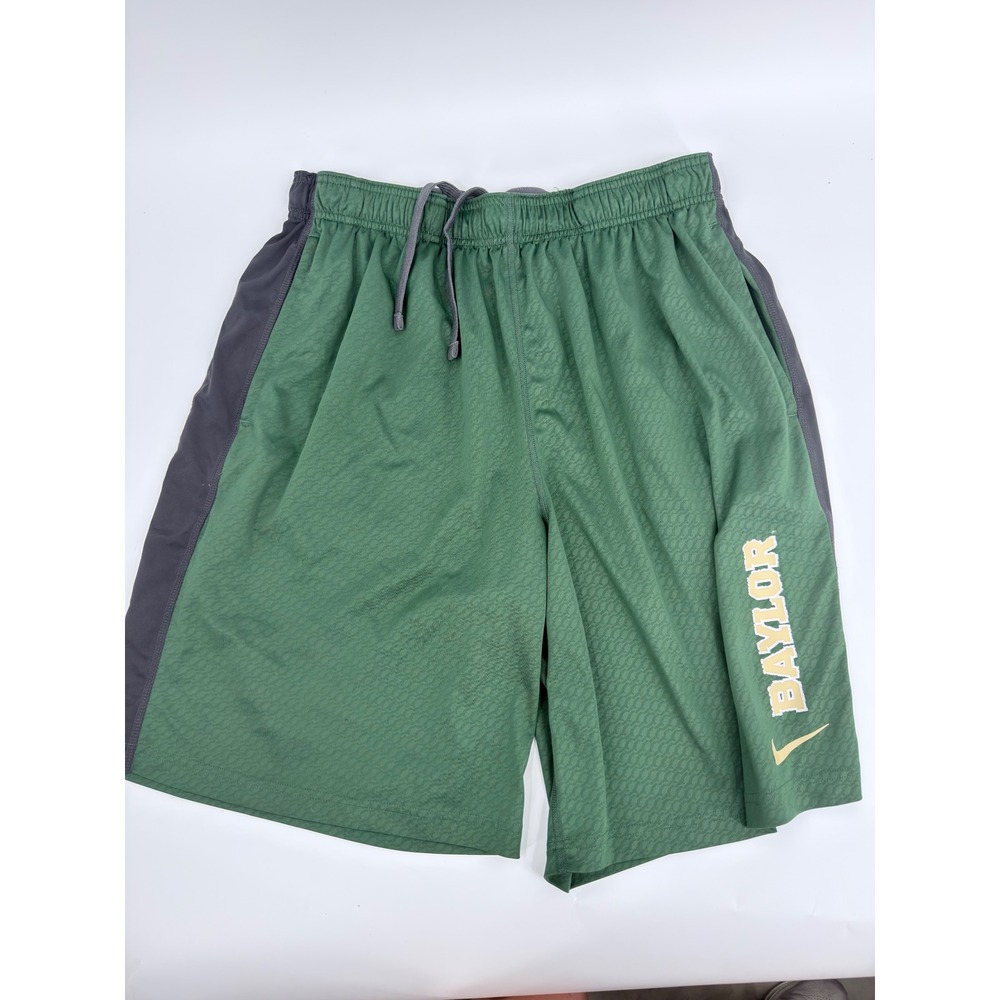 Nike Baylor Bears Basketball Shorts Y2K Men Large Green